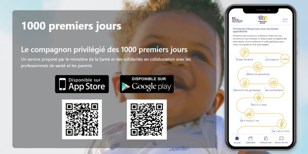 Télécharger l'application mobile Les 1000 premiers jours