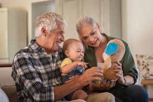 bébé grand parents