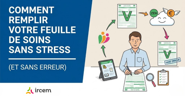 Comment remplir votre feuille de soins sans stress (et sans erreur)  - ircem