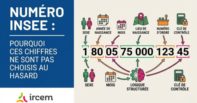 Numéro INSEE : pourquoi ces chiffres ne sont pas choisis au hasard - ircem