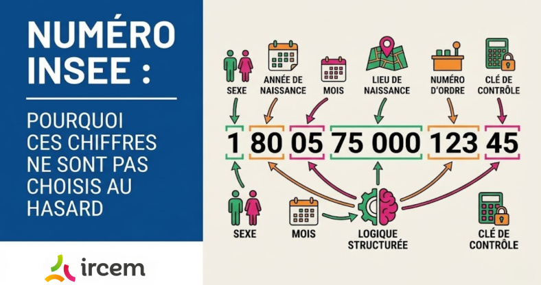 Numéro INSEE : pourquoi ces chiffres ne sont pas choisis au hasard - ircem
