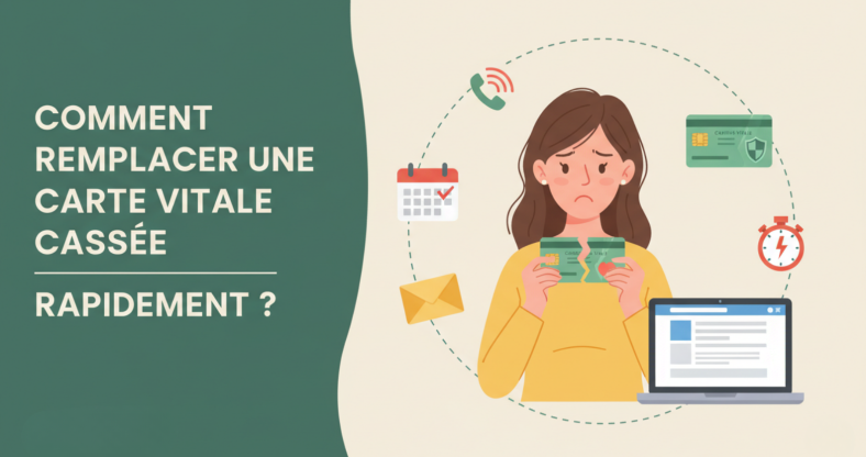 Comment remplacer une carte vitale cassée - ircem